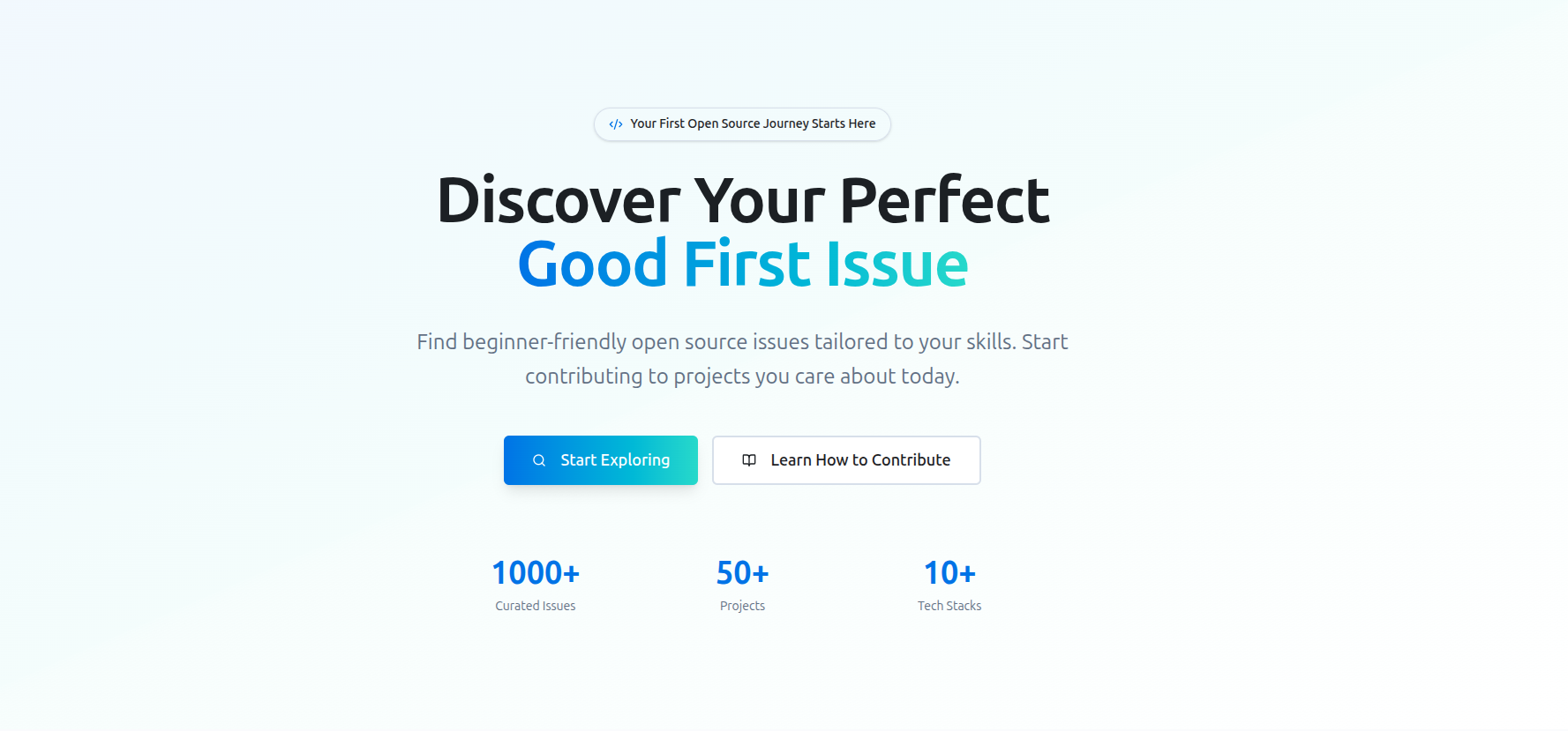 Good First Guide